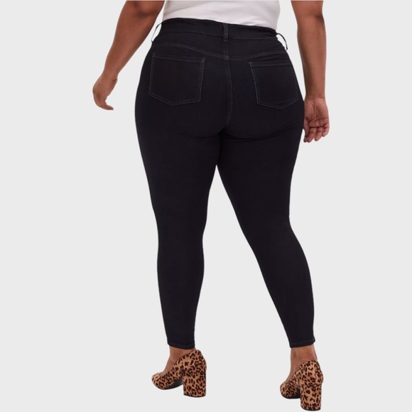 TORRID Jegging Skinny Super Stretch High-Rise Jeans - Dark Wash NWOT - Picture 2 of 13